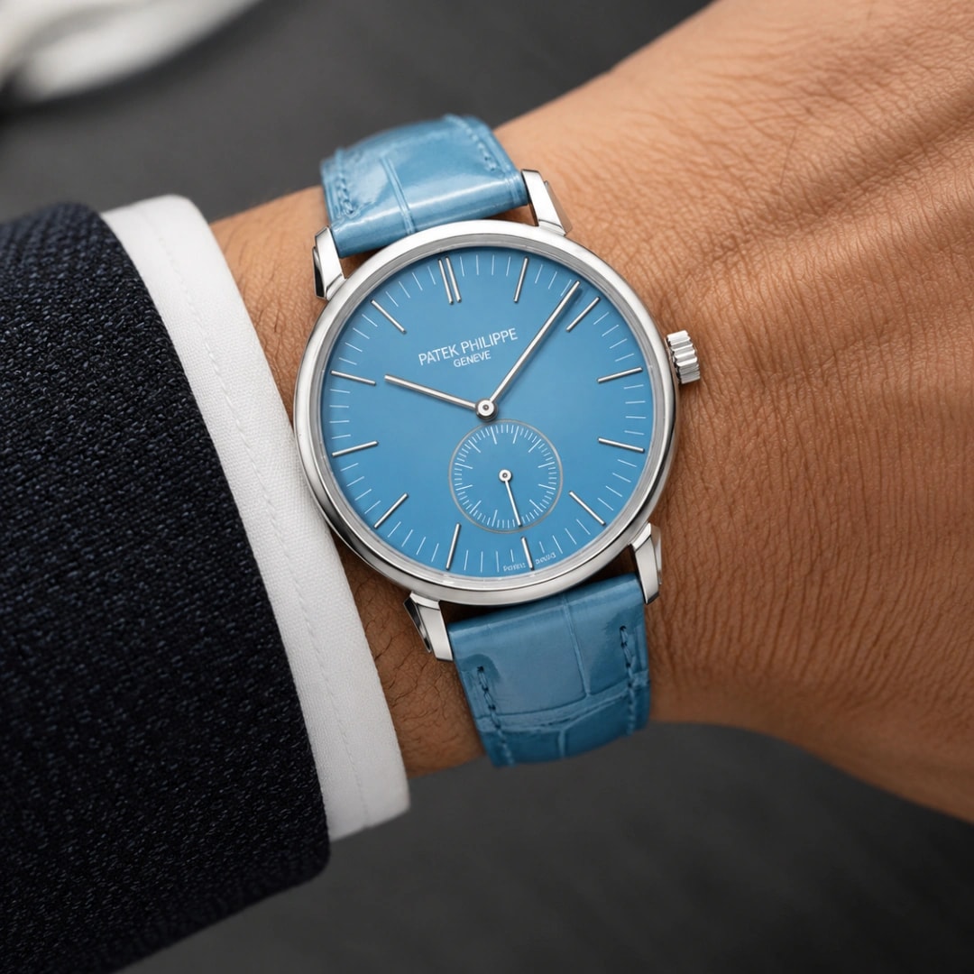 Patek Philippe Calatrava 6127G-010 Blue Dial 36mm photo 2