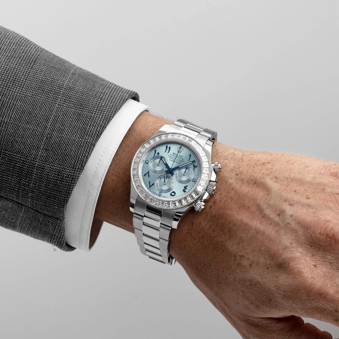 Rolex Cosmograph Daytona Ice Blue Diamond Dial 40mm photo 2