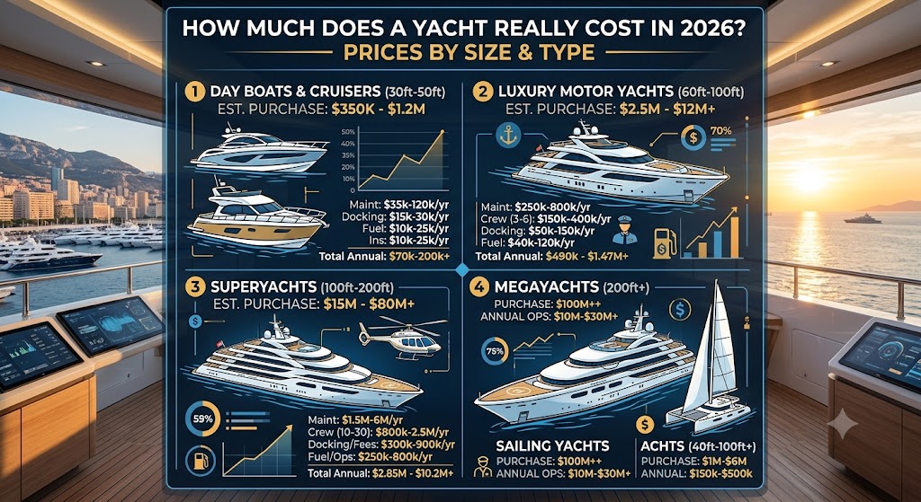 A luxury motor yacht anchored in clear turquoise water